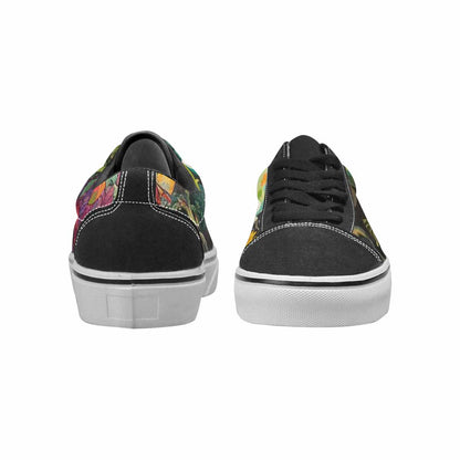 WOMEN'S Aliens Lace-Up Canvas Kaleidoscope Sneakers