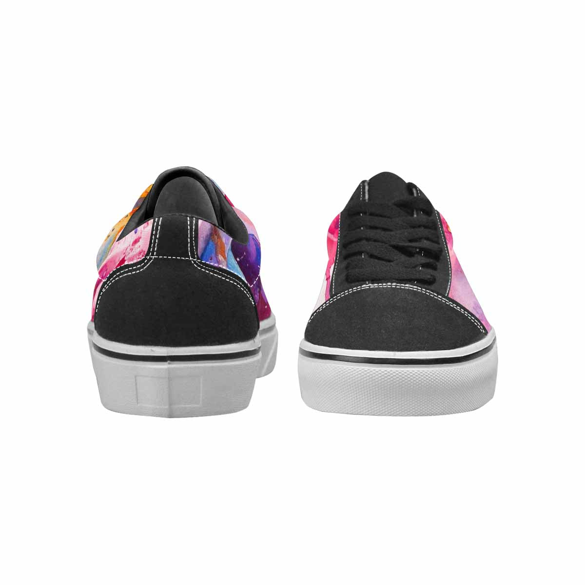 MEN'S Melting Icecream Collage Canvas Lace-Up Dreamcore Sneakers