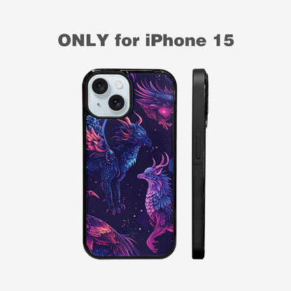 iPhone 15 Case — Galactic Animal Burst, Custom Designed Case Cover