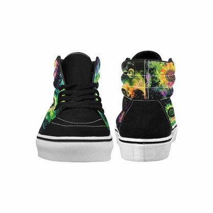 MEN'S Tie High Top Canvas Y2K Custom Shoes