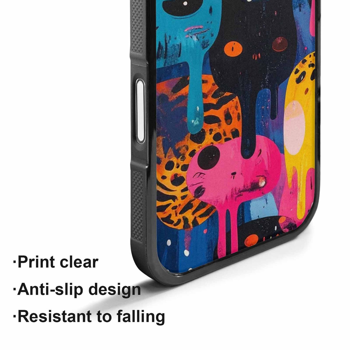 iPhone 17 Case — Melting Aliens Pattern Alien Scifi, Custom Made Phone Cover