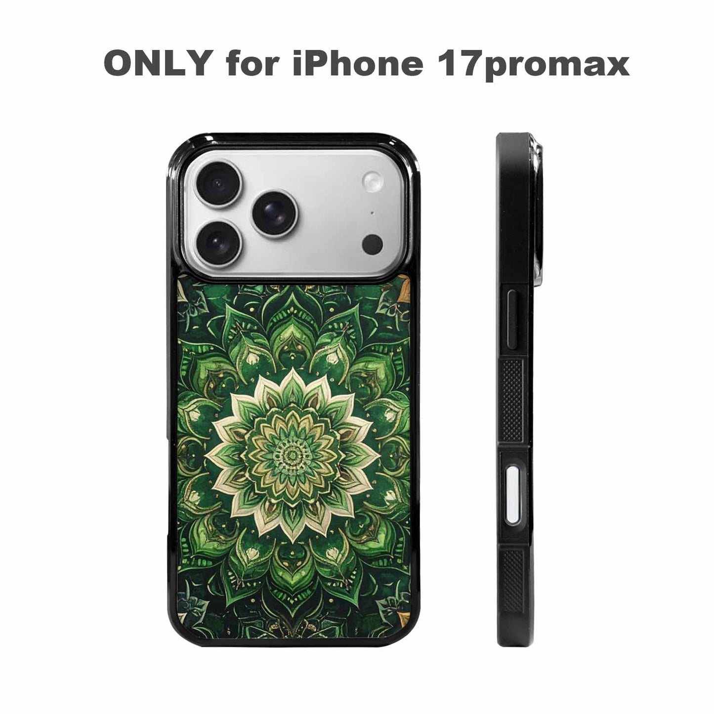 iPhone 17 Pro Max Case — Small Mandala Pattern, Randomly Floral, Custom Print Case Cover