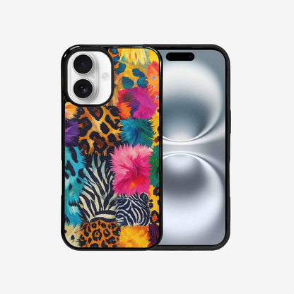 iPhone 16 Case — Full Color Vibrant Animal Print Animal, Custom Phone Case