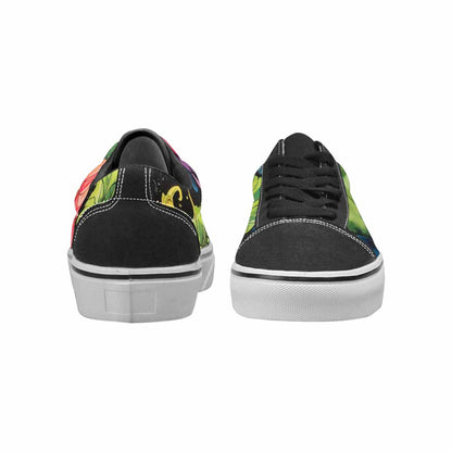 WOMEN'S Tie Lace-Up Canvas Kaleidoscope Custom Sneakers
