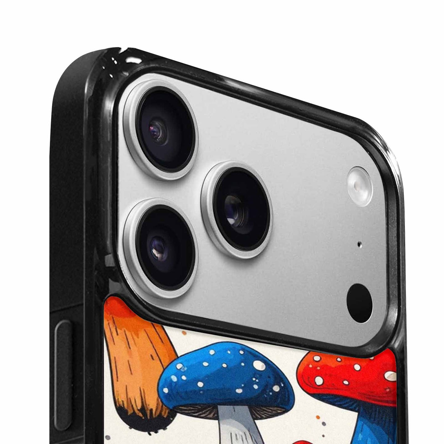 iPhone 17 Pro Max Case — Vivid Winter Mushroom Cartoon Cute, Custom Printed Phone Case