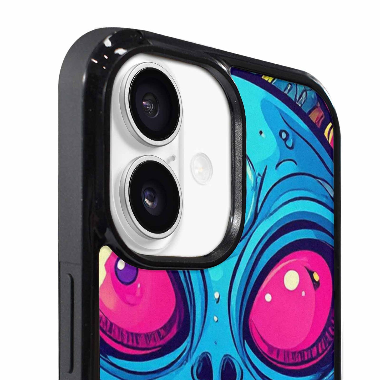 iPhone 17 Case — Alien Ufo Cartoon Art Alien Scifi, Original Design Phone Case