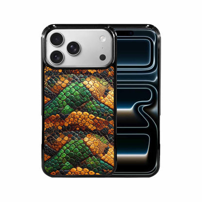 iPhone 17 Pro Max Case — Small Snake Skin Reptile Original Art, Customized Protective Case