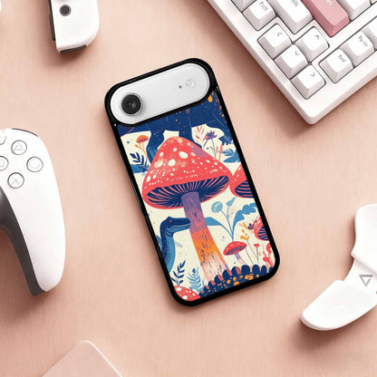 iPhone 17 Air Case — Vintage Dinosaurs Mushroom Retro Vintage, Custom Designed Case Cover