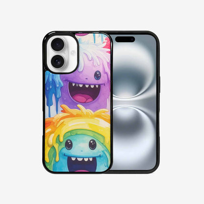 iPhone 16 Case — Rainbow Sherbet Monster, Unique Phone Case Design