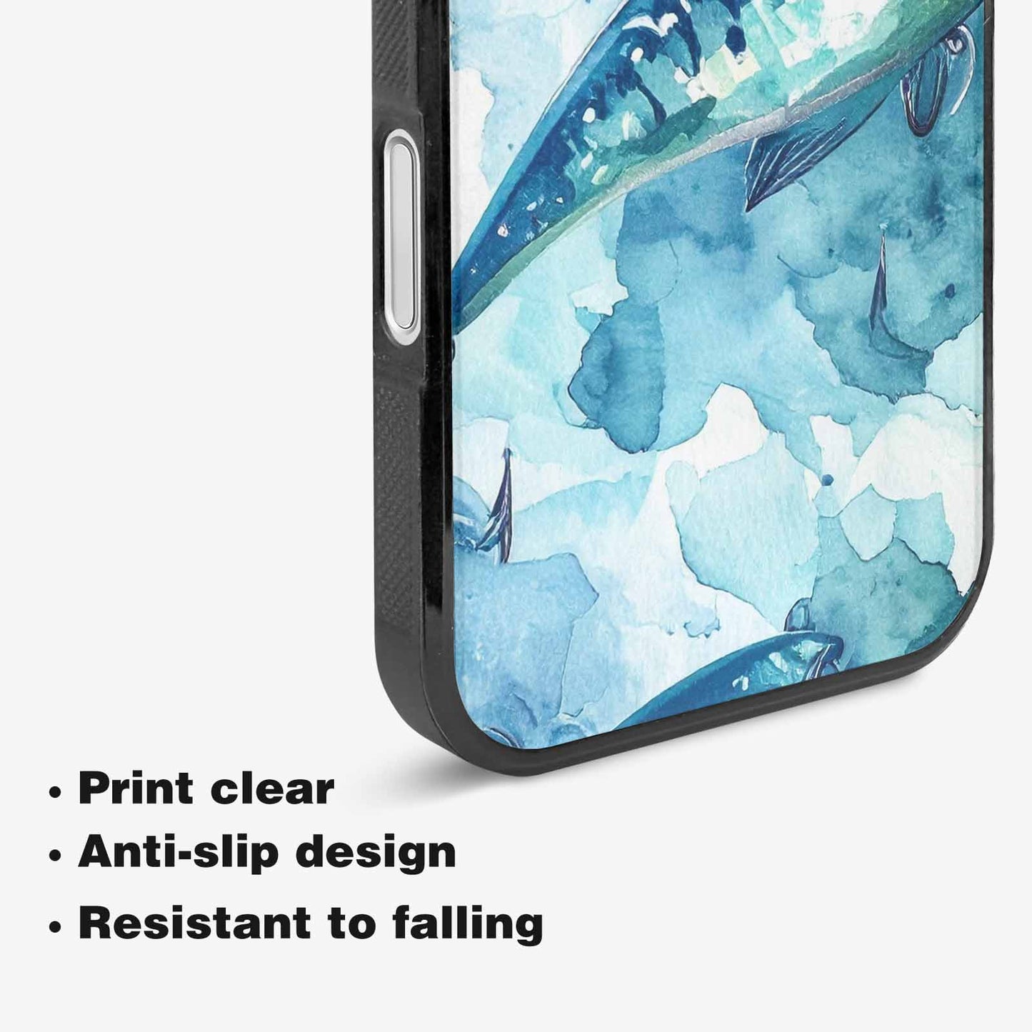 iPhone 16 Plus Case — Fishing Lure And Hook Pattern Seamless, Original Design Phone Case