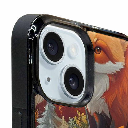 iPhone 15 Plus Case — Fox Forest Fox Forest Pattern Hundreds, Personalized Phone Case