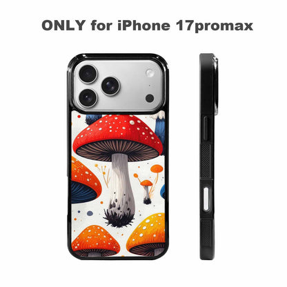 iPhone 17 Pro Max Case — Vivid Winter Mushroom Cartoon Cute, Custom Phone Case