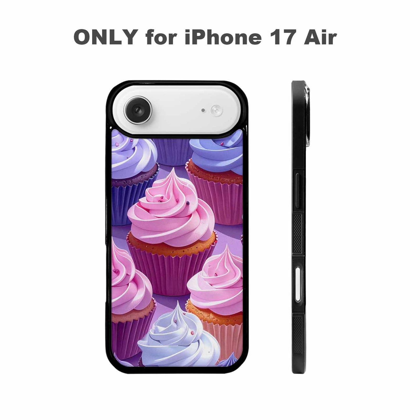 iPhone 17 Air Case — Chrome Retro Cupcake Retro Vintage, Custom Art Phone Cover