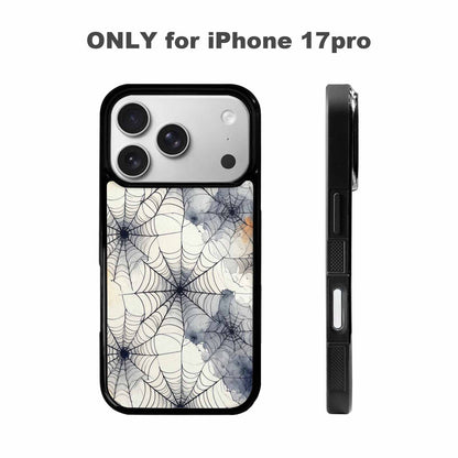 iPhone 17 Pro Case — Watercolor Klimt Spider Web Watercolor Abstract, Custom Art Phone Cover