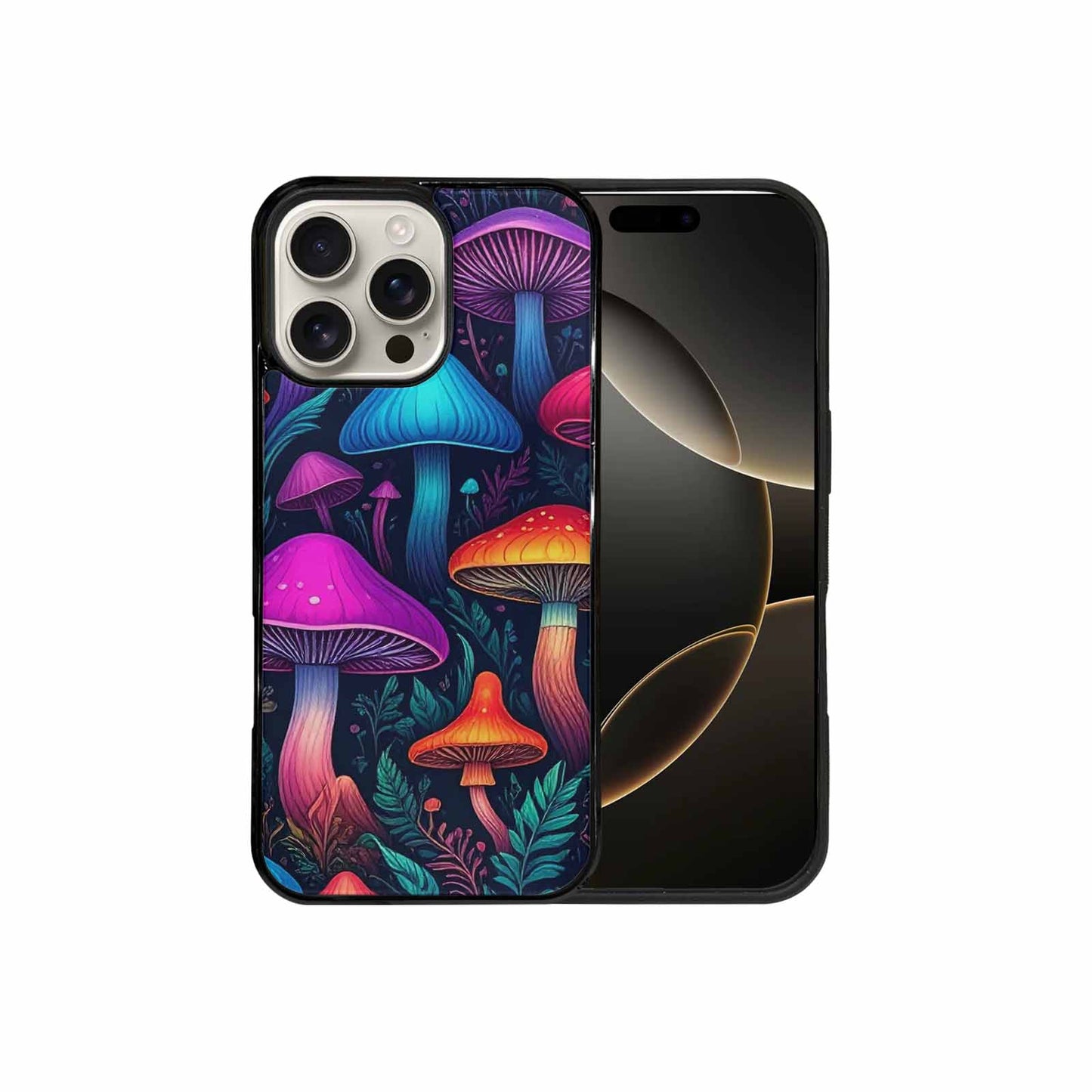 iPhone 16 Pro Max Case — Psychedelic Mushroom Custom Personalized Phone Cover, Custom Phone Case