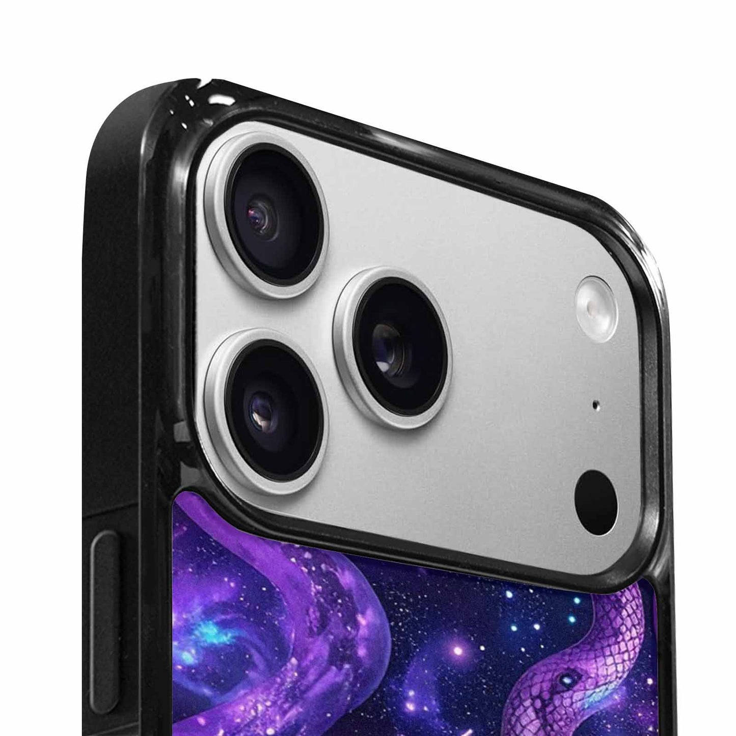 iPhone 17 Pro Max Case — Galaxy Snake Print Galaxy Space, Custom Phone Case