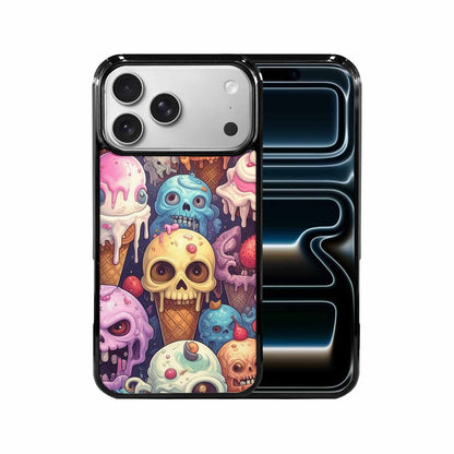 iPhone 17 Pro Max Case — Ice Cream Monsters Skullsmelti Gothic Skulls, Original Design Phone Case