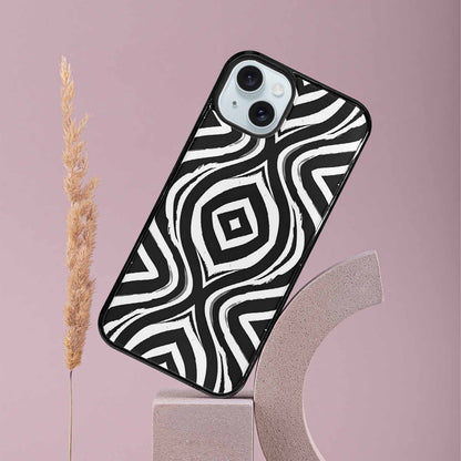 iPhone 15 Plus Case — Classic Zebra Print Custom, Custom Made Phone Cover