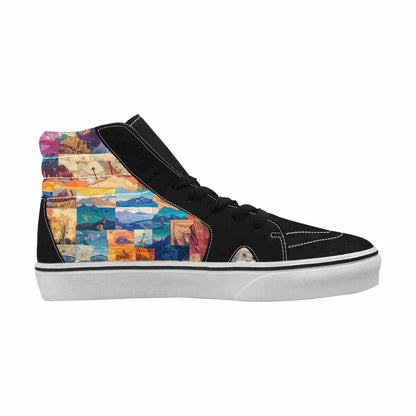 MEN'S Surreal Dream Fragment High Top Canvas Y2K Shoes