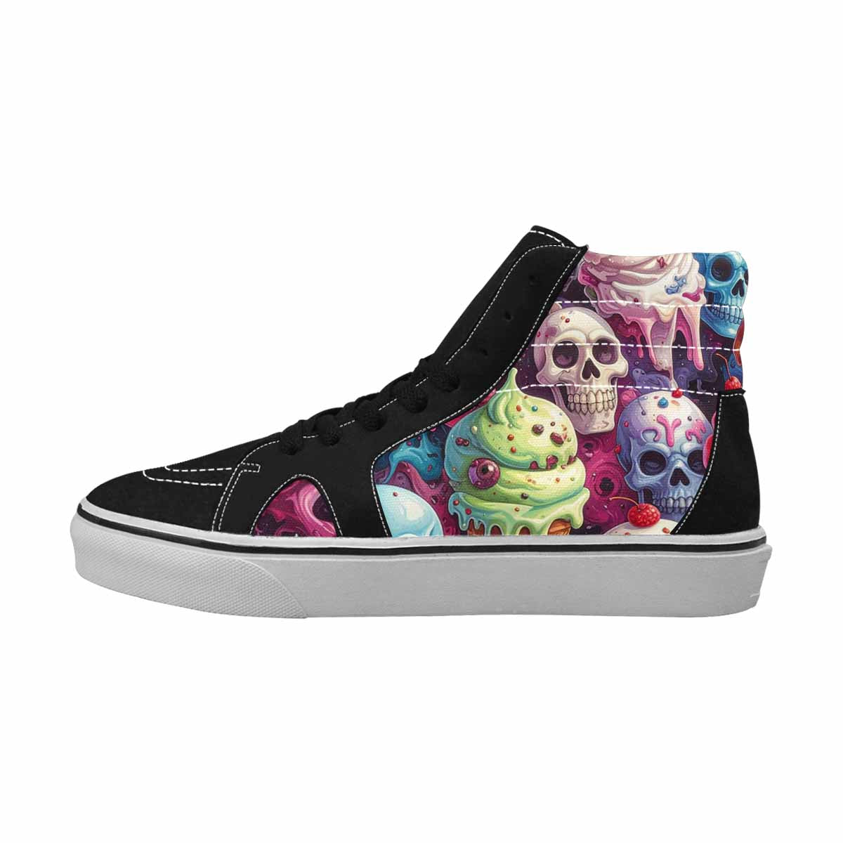 MEN'S Ice Cream Monsters  High Top Canvas Dreamlike Shoes