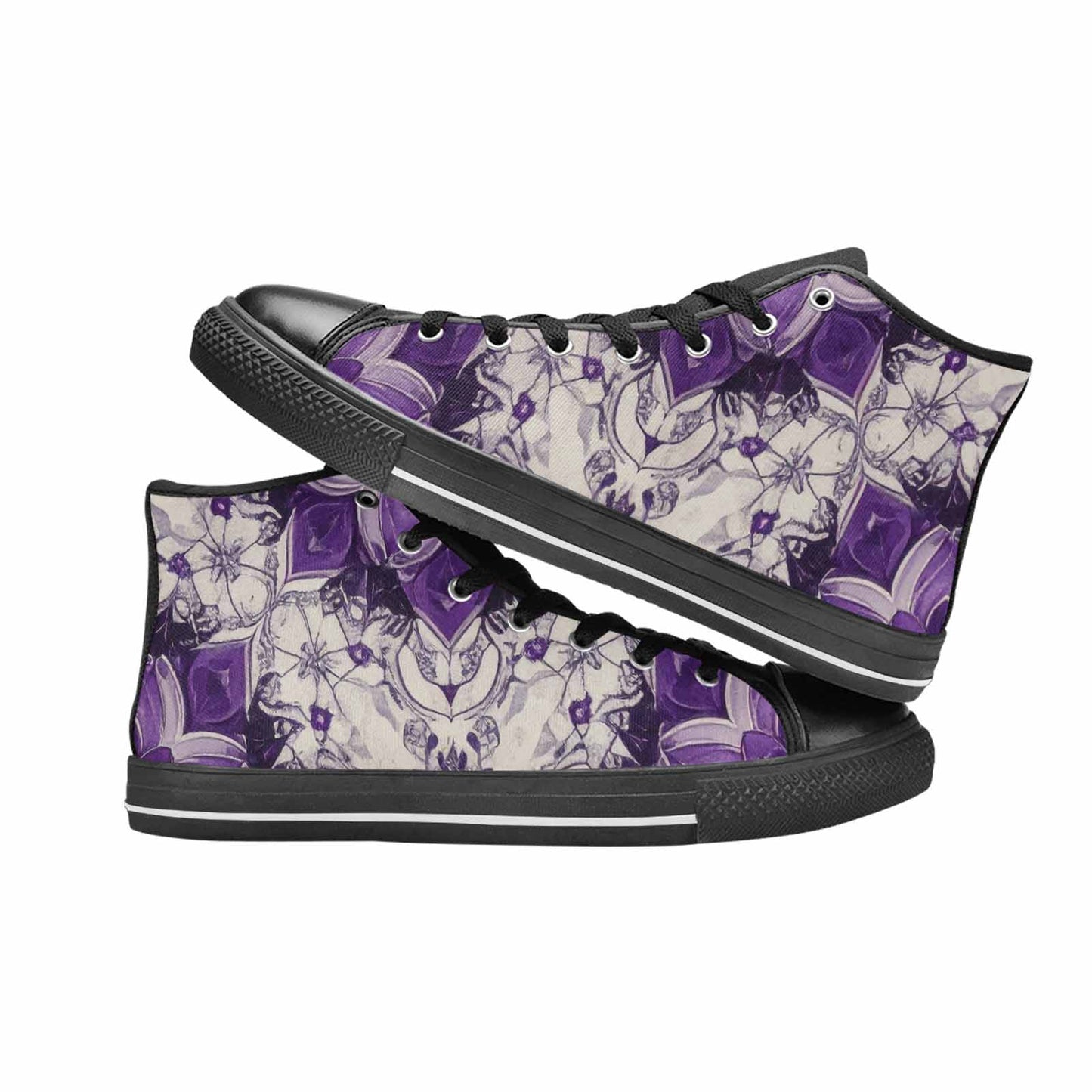 WOMEN'S Mandala High Top Canvas Aesthetic Custom Shoes