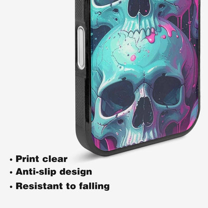 iPhone 16 Plus Case — Thousands Of Skulls Custom, Unique Phone Case Design