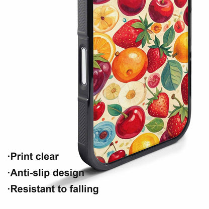 iPhone 17 Air Case — Small Cherry And Fruit Print Original, Customized Protective Case