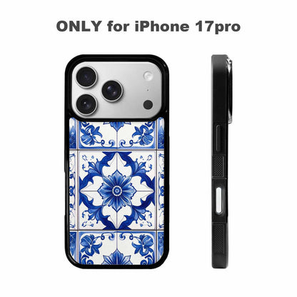 iPhone 17 Pro Case — Talavera Tile Floral, Custom Made Phone Cover