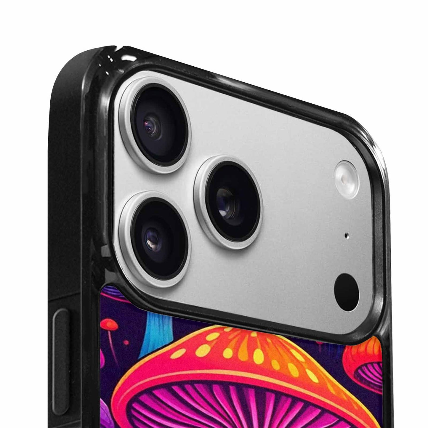 iPhone 17 Pro Max Case — Psychedelic Mushroom Cartoon Pattern Cartoon Cute, Personalized Phone Case