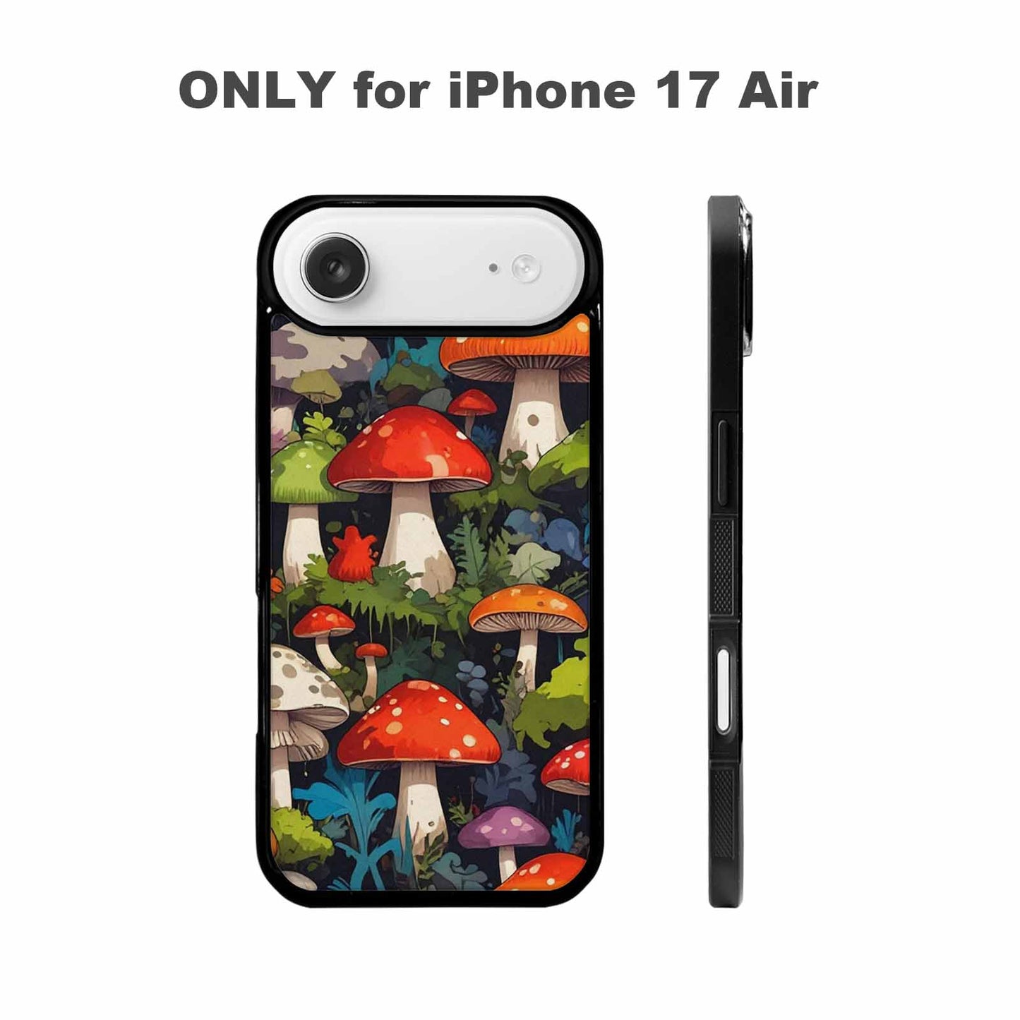 iPhone 17 Air Case — Mushrooms Camomushrooms Patter Xvt Camo, Original Design Phone Case