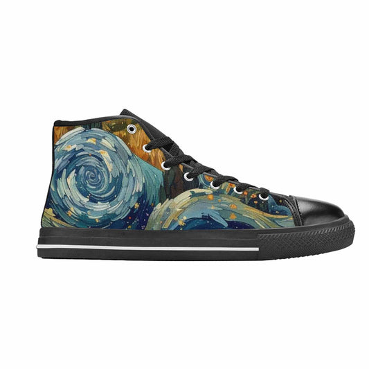 MEN'S Blend All Versions High Top Canvas Vibrant Chaos Sneakers