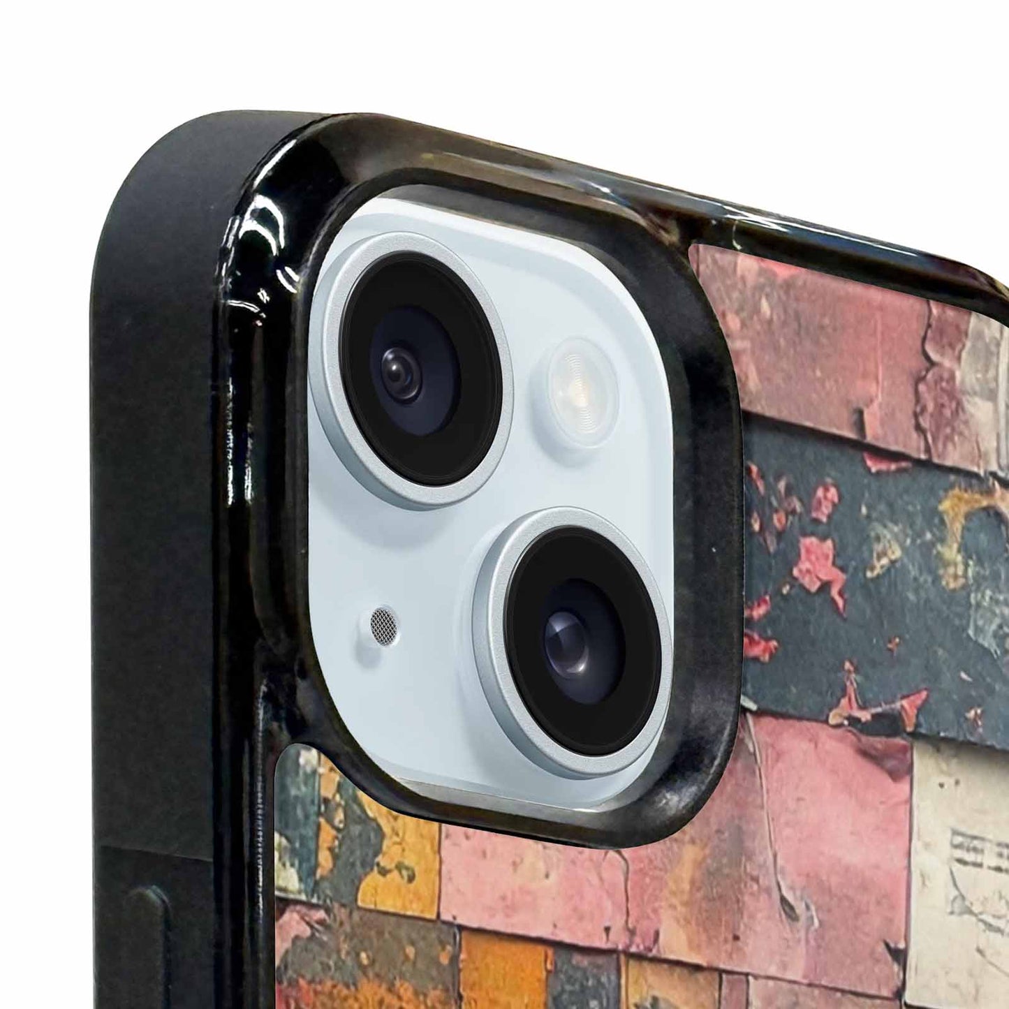 iPhone 15 Case — Distressed Grunge Texture Pattern Hundreds Of, Unique Phone Case Design