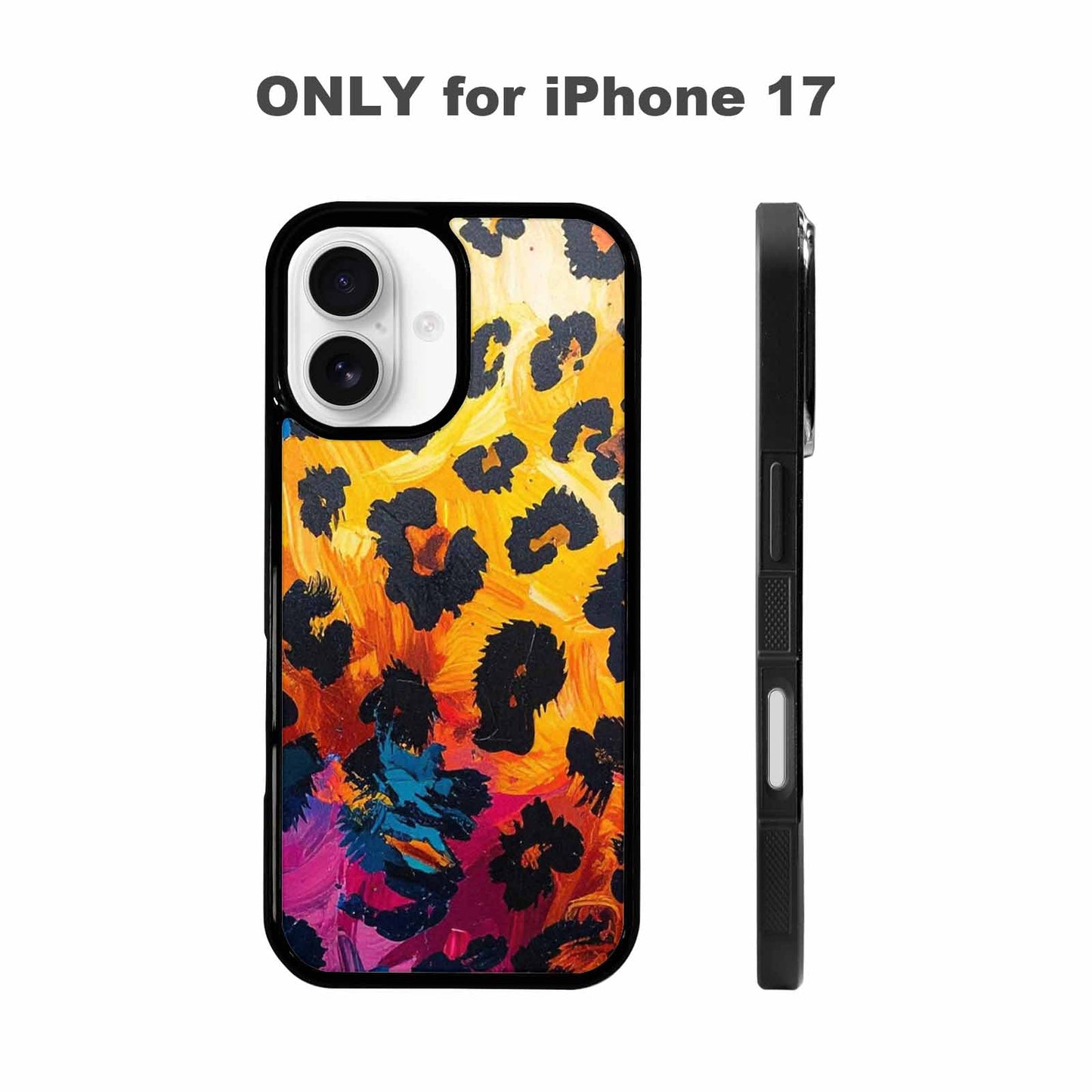 iPhone 17 Case — Full Color Vibrant Animal Print, Unique Phone Case Design