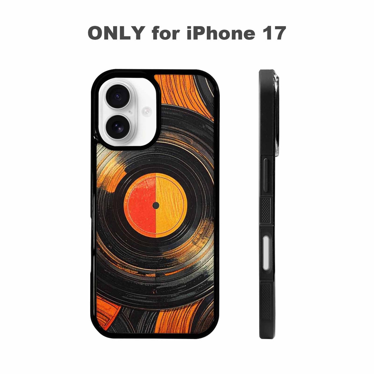 iPhone 17 Case — Retro Wood Grain Retro Vintage, Custom Print Case Cover