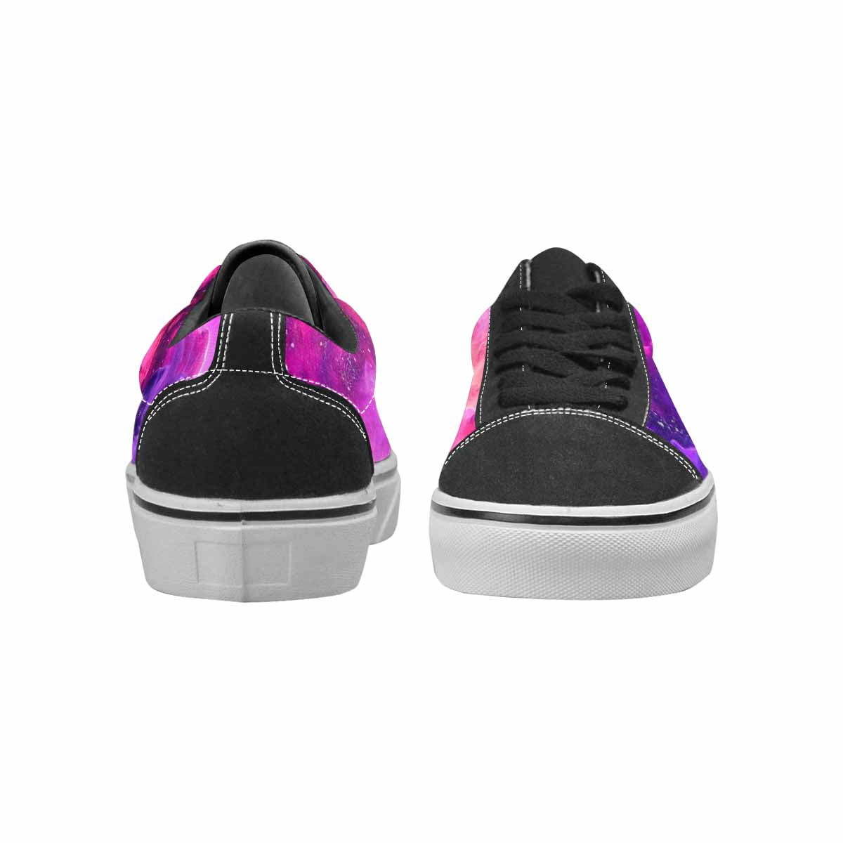 WOMEN'S Galaxy Nebula Lace-Up Canvas Melting Art Sneakers