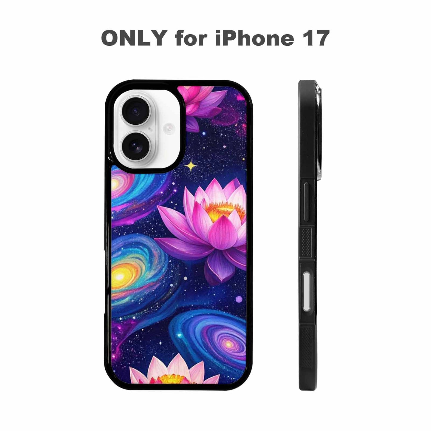 iPhone 17 Case — Lotus Galaxy Space, Custom Designed Case Cover