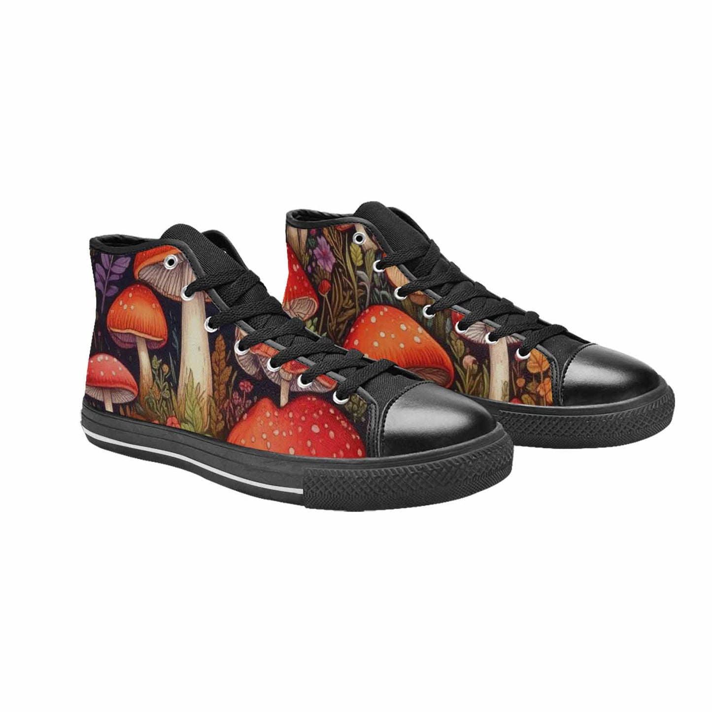 MEN'S Mushroom High Top Canvas Vivid Sneakers