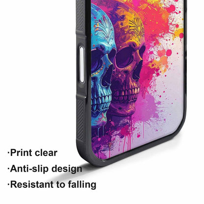 iPhone 17 Pro Case — Skull Dark Art Gothic Print Gothic, Custom Designed Case Cover