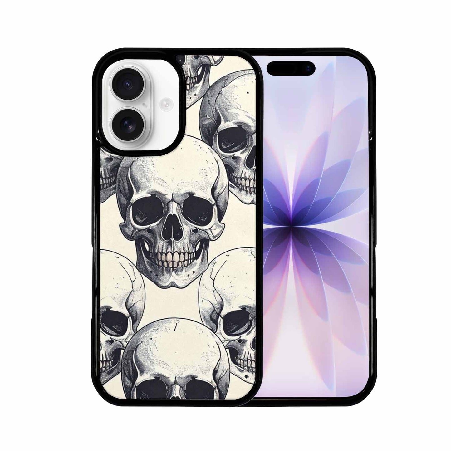 iPhone 17 Case — Skull Dark Art Gothic Print Gothic, Personalized Phone Case