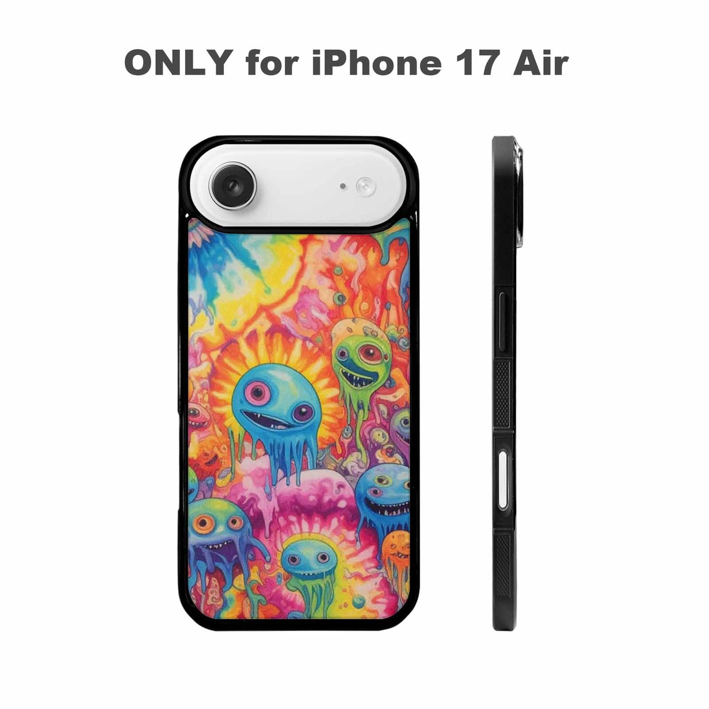 iPhone 17 Air Case — Aliens Tie Dyemelting Aliens P Tie, Original Design Phone Case