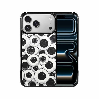 iPhone 17 Pro Max Case — Googly Cartoon Eyeballs Cartoon Cute, Custom Designed Case Cover