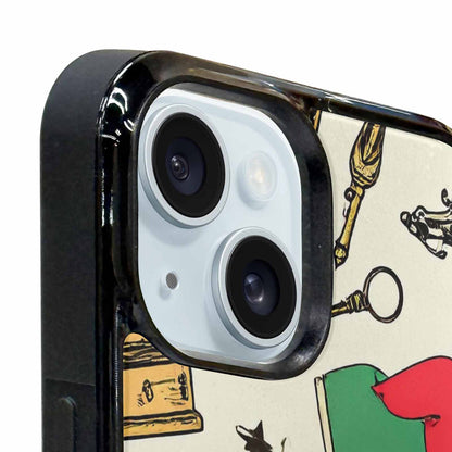 iPhone 15 Plus Case — Noir Spy Silhouette Pen Ink Noir, Original Design Phone Case