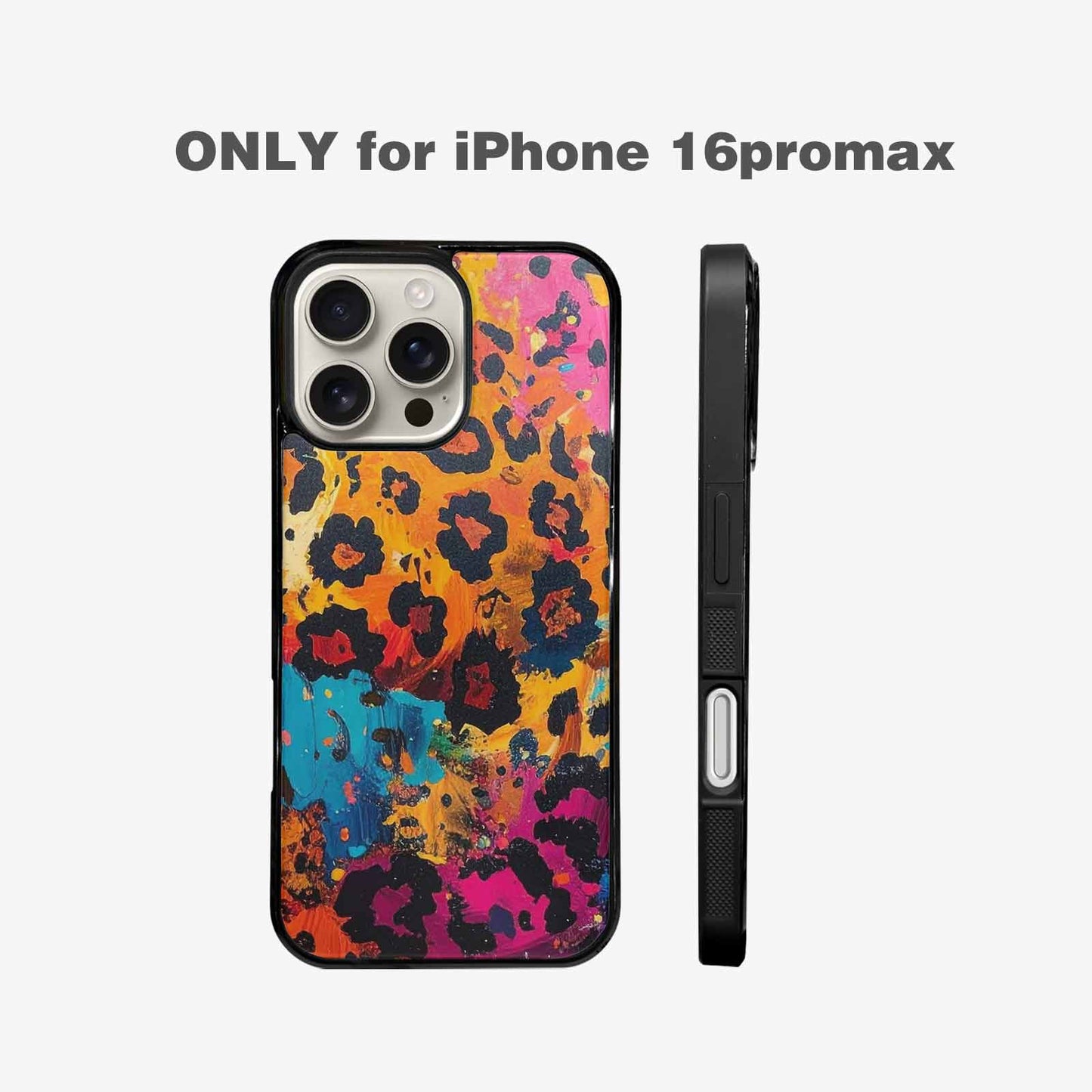 iPhone 16 Pro Max Case — Full Color Vibrantanimal Print A, Unique Phone Case Design