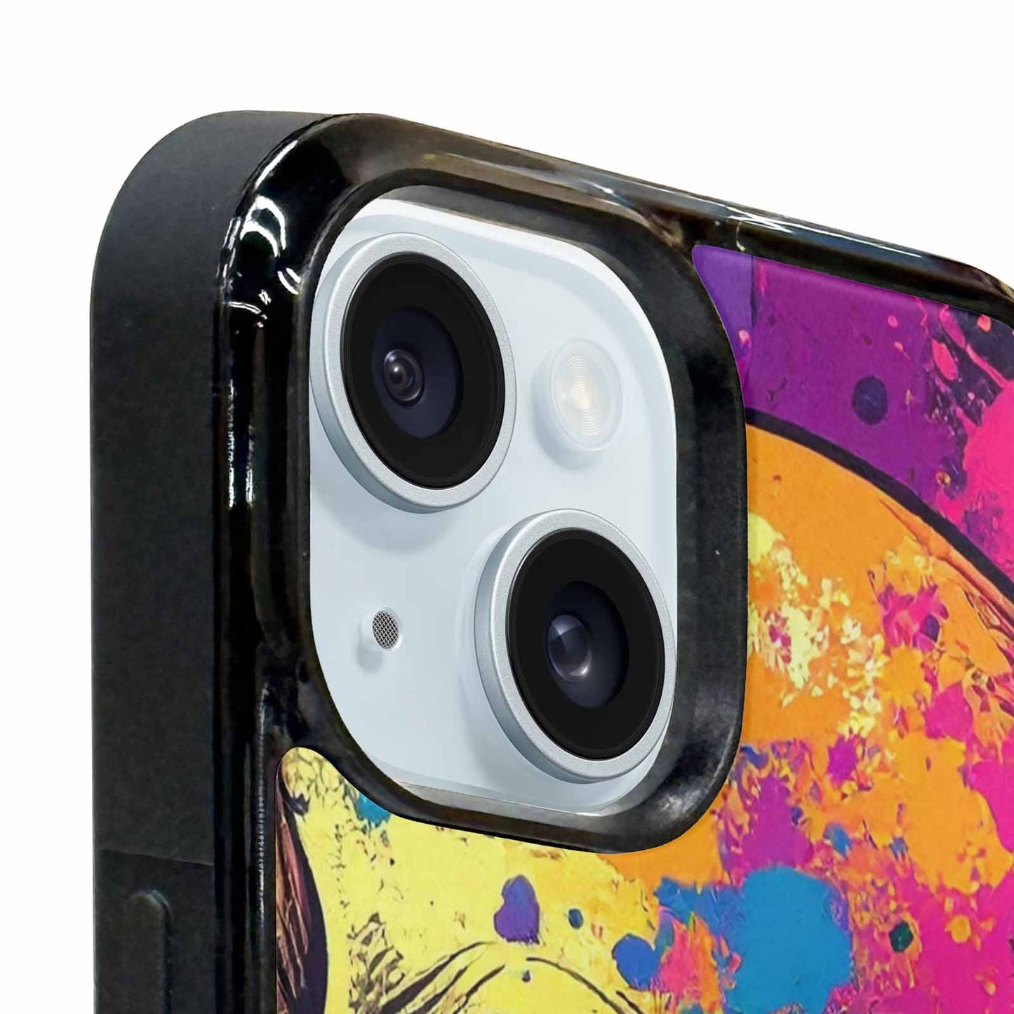iPhone 15 Plus Case — Skulls Splatter Comic, Customized Protective Case