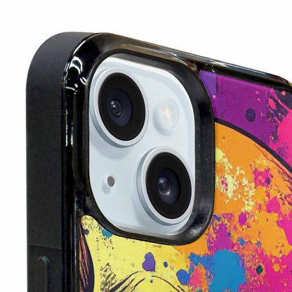 iPhone 15 Plus Case — Skulls Splatter Comic, Customized Protective Case