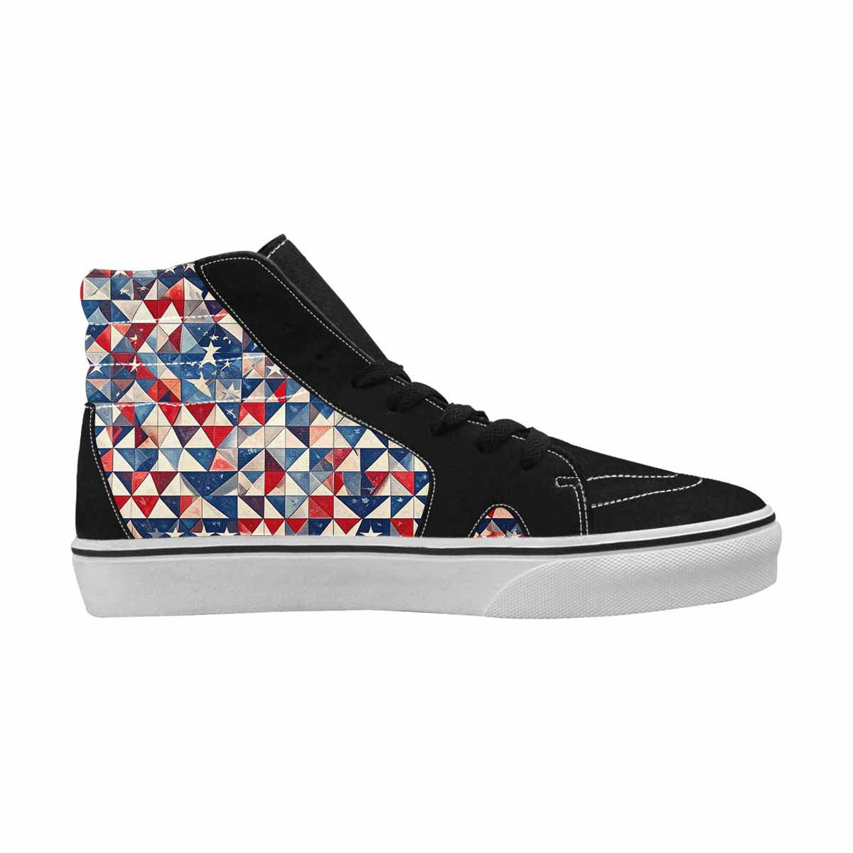 MEN'S American Flag Stars High Top Canvas Cottagecore Sneakers