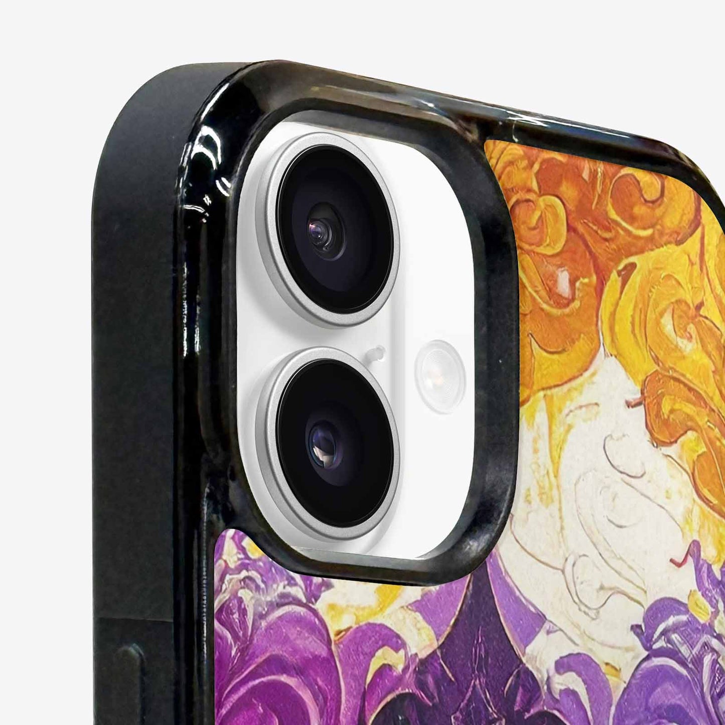 iPhone 16 Case — Nonbinary Flag Color Theme Small Rainbow, Unique Phone Case Design