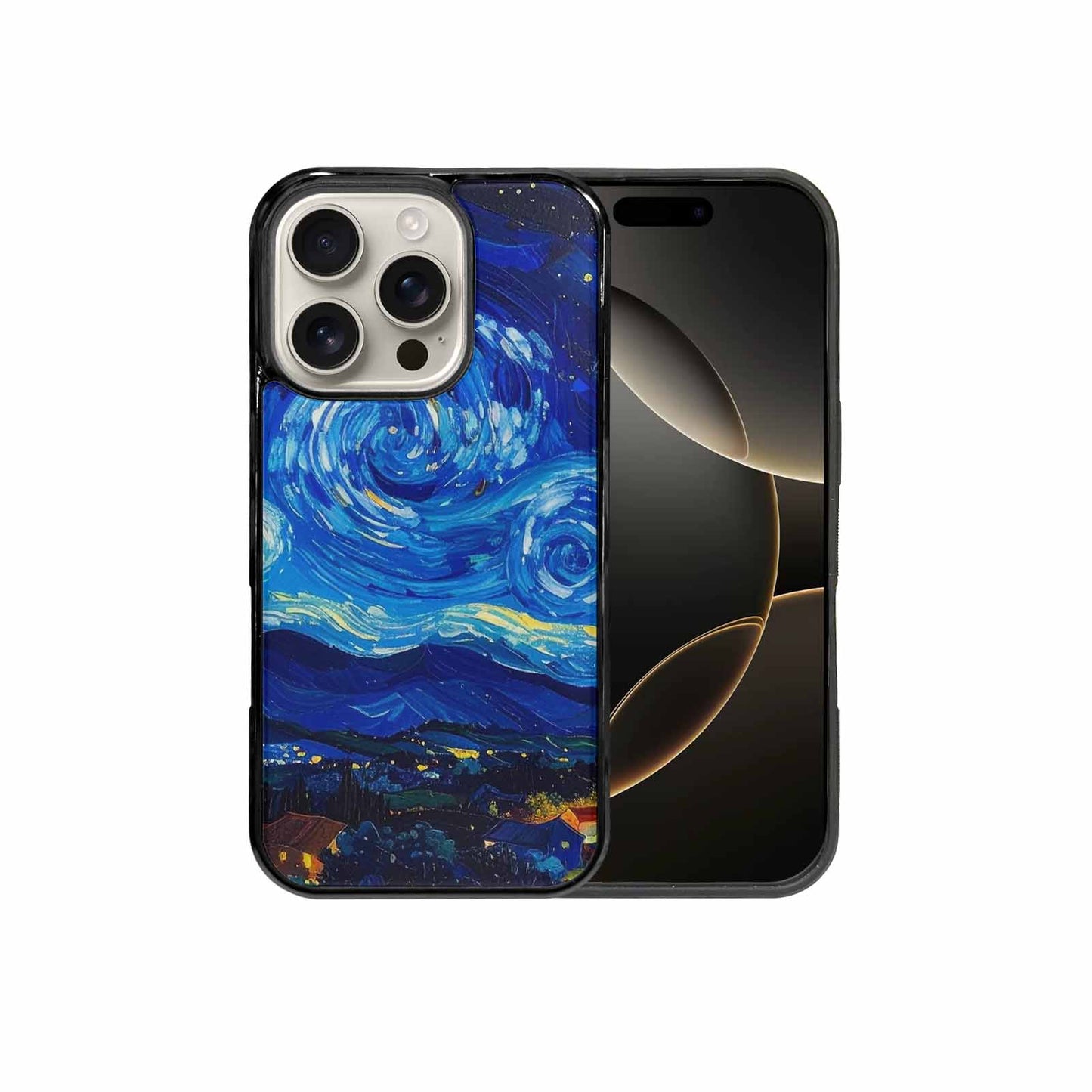 iPhone 16 Pro Case — Starry Night Van Gogh Paint Art, Custom Made Phone Cover