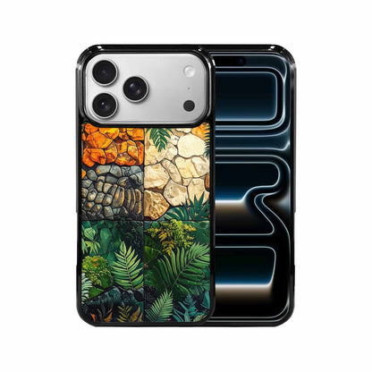 iPhone 17 Pro Max Case — Small Dinosaur Silhouette Pattern, Original Art, Custom Phone Case