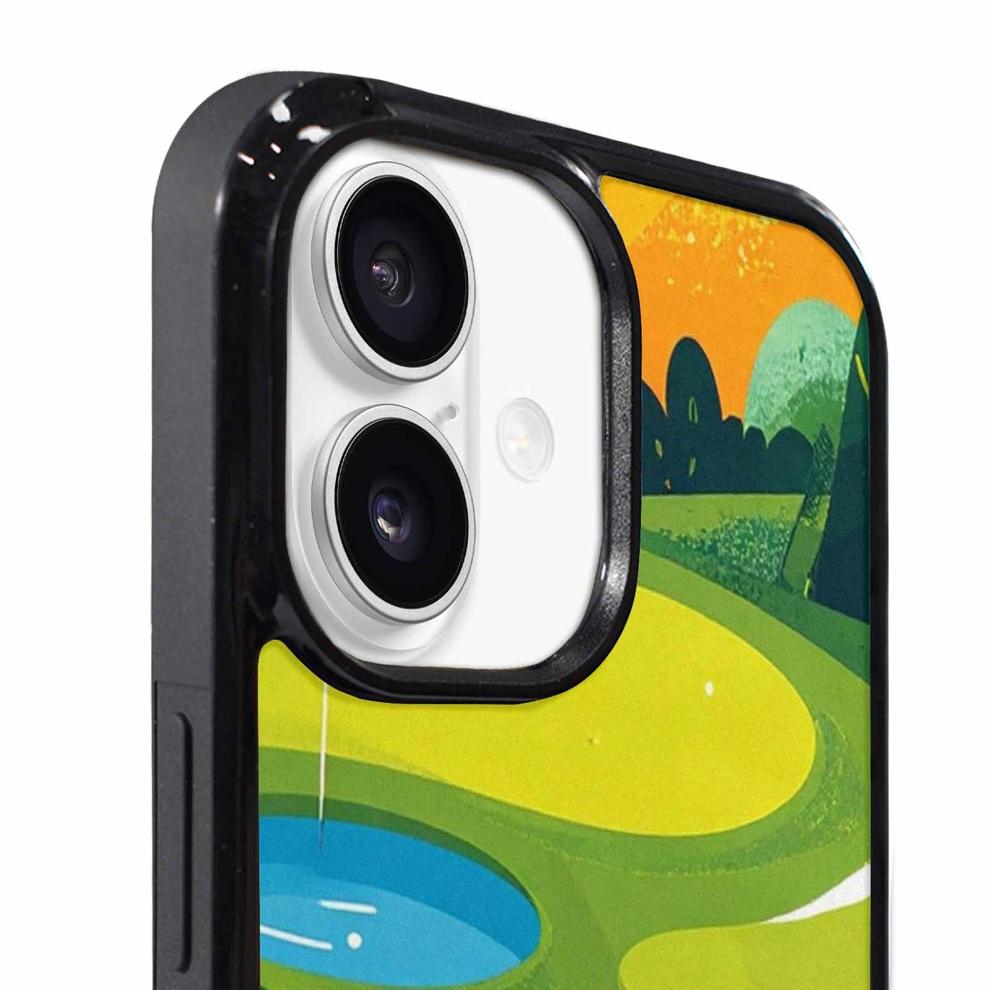 iPhone 17 Case — Golf Cartoon Art Pattern Cartoon Cute, Custom Printed Phone Case